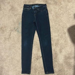 Skinny jeans, navy blue